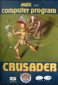 Crusader JP MSX  box art